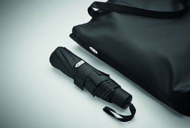 Logo trade business gifts image of: 21 inch RPET umbrella set