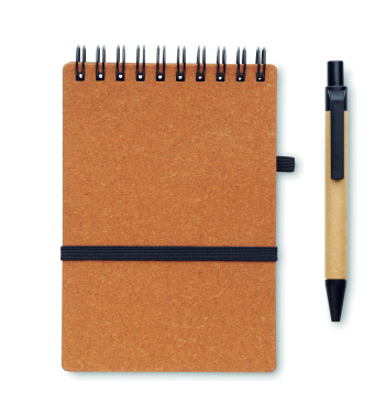 Logotrade corporate gifts photo of: Recycled notebook with ball pen