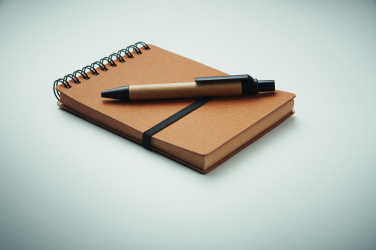 Logo trade promotional items picture of: Recycled notebook with ball pen