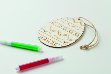 Logo trade corporate gift photo of: Wooden egg painting set