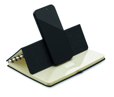 Logotrade business gifts photo of: A5 notebook with phone holder