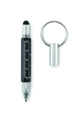 Logo trade promotional items picture of: Key ring with twist action pen