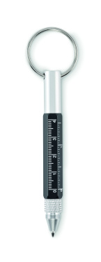 Logotrade promotional giveaway picture of: Key ring with twist action pen