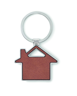 Logotrade promotional item picture of: House shaped key ring