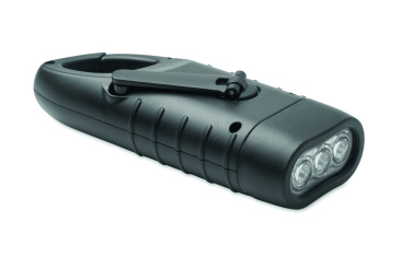Logotrade promotional giveaways photo of: Solar torch with dynamo crank