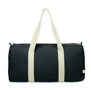 Logotrade promotional giveaway image of: Recycled cotton sports bag