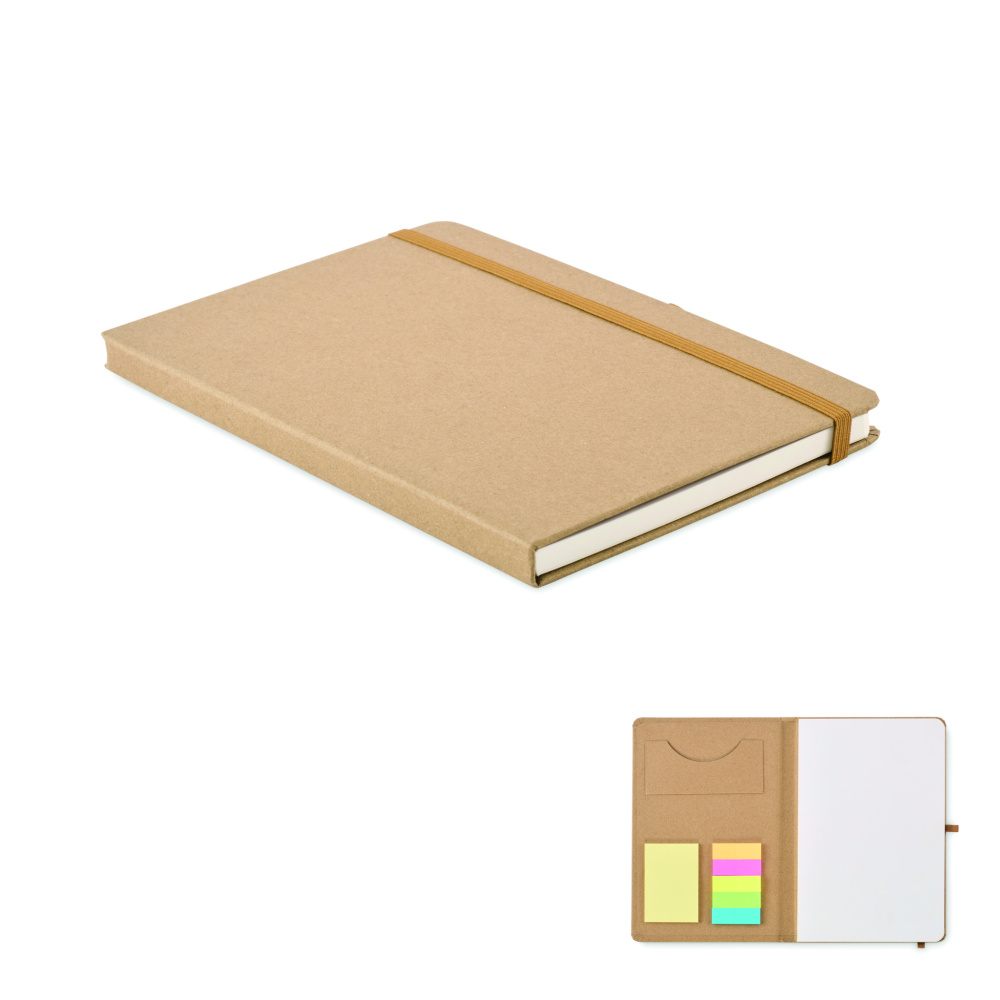 Logotrade corporate gift image of: A5 notebook recycled paper set