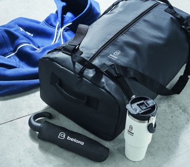 Logo trade promotional gifts image of: Travel tarpaulin duffle bag