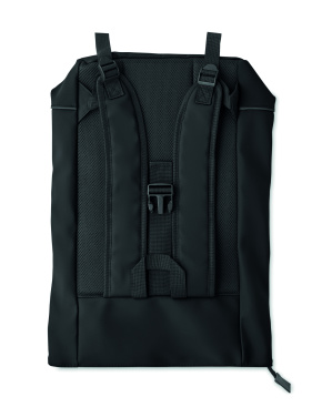 Logo trade promotional products image of: Laptop 15" roll top PU backpack