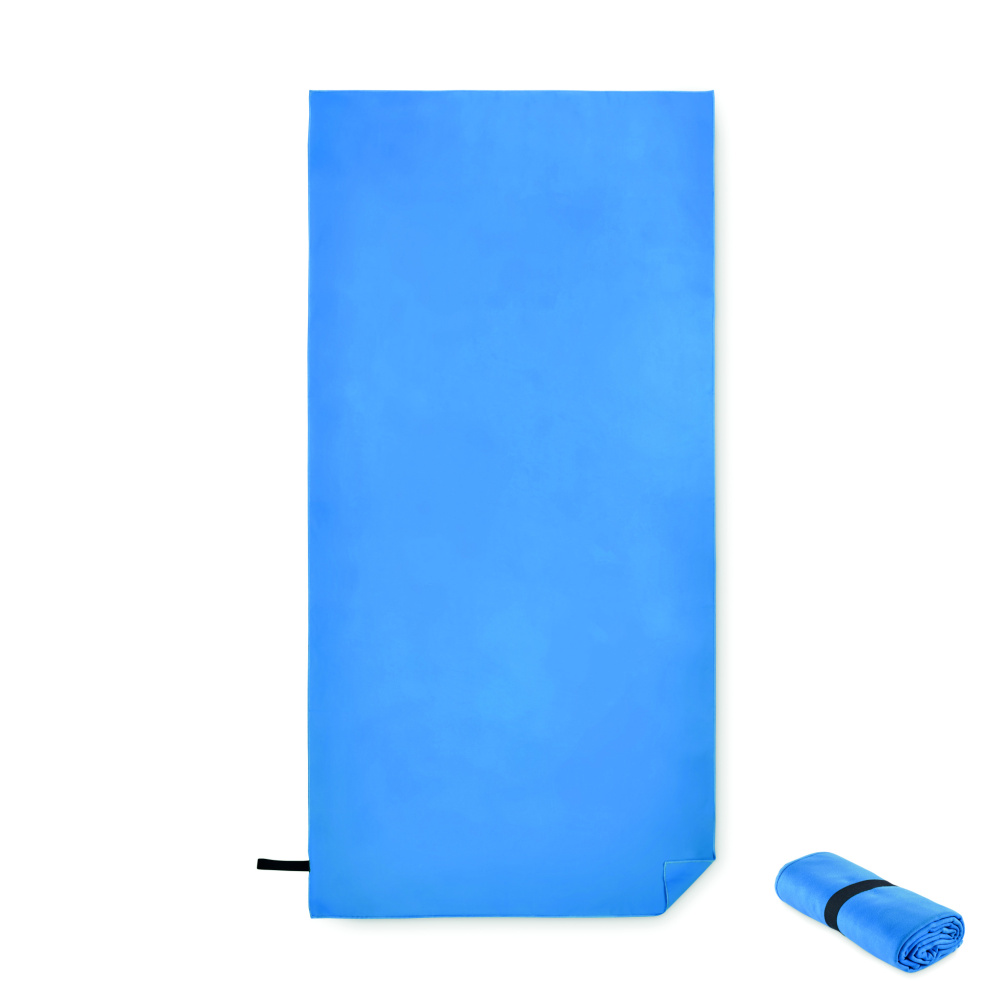 Logo trade advertising products image of: Double sided microfibre towel