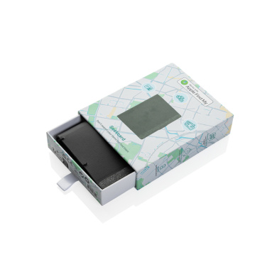 Logotrade promotional product image of: Seekcard RCS rpolyester card wallet with worldwide locating