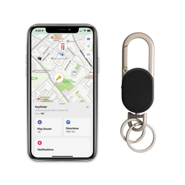 Logotrade promotional item image of: Keyfinder keychain with worldwide locating and USB C