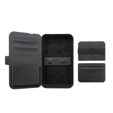 Logo trade promotional item photo of: Swiss Peak RCS recycled travel case with 3 in 1 charger