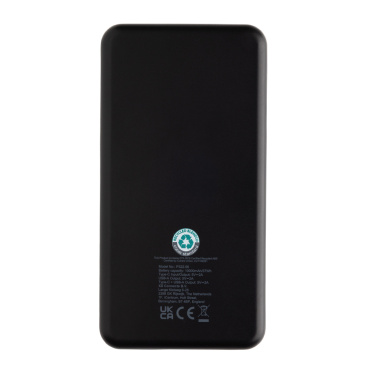 Logotrade promotional giveaway image of: Boostcore RCS recycled plastic powerbank 10.000mAh USB C