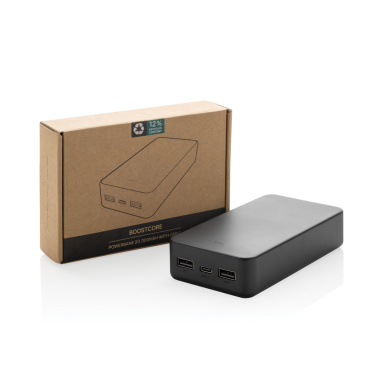 Logo trade advertising product photo of: Boostcore RCS recycled plastic powerbank 20.000mAh USB C