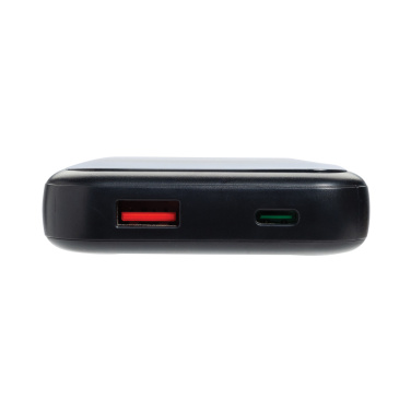 Logotrade promotional product picture of: Turbopack RCS rplastic powerbank 10.000 integrated cables