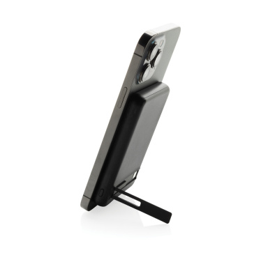 Logotrade promotional giveaways photo of: Zen RCS rplastic 5000 mah 5W magnetic bamboo powerbank