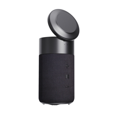 Logo trade promotional giveaways image of: Urban Vitamin Anaheim RCS recycled 10W speaker 15W charger