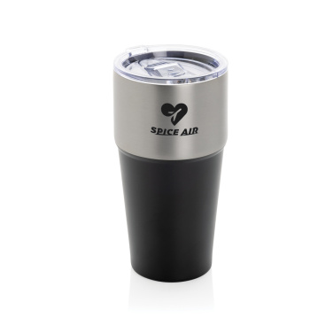 Logotrade business gifts photo of: Fluid RCS certified recycled steel tumbler 500ml