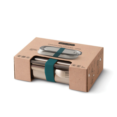 Logo trade promotional item photo of: Black+Blum Stainless Steel Lunch Box Large