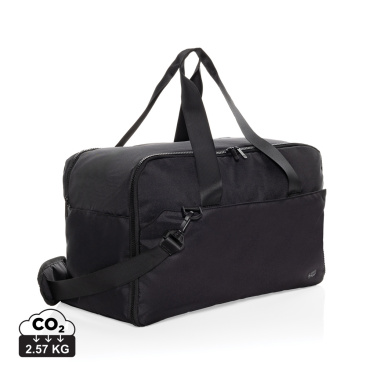 Logo trade corporate gifts image of: Swiss Peak Aware™ RPET 15.6 inch laptop weekend bag