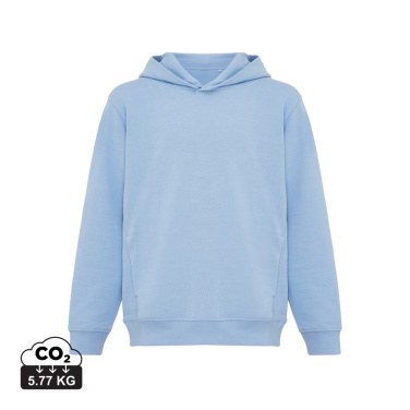 Logo trade promotional items image of: Iqoniq Yengo kids recycled cotton hoodie with sidepockets