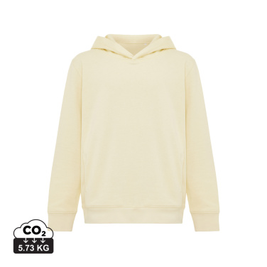 Logotrade promotional giveaways photo of: Iqoniq Yengo kids recycled cotton hoodie with sidepockets