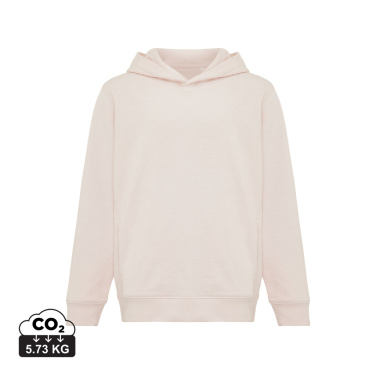 Logo trade promotional giveaways picture of: Iqoniq Yengo kids recycled cotton hoodie with sidepockets