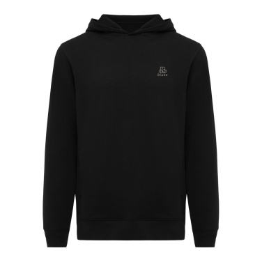 Logo trade promotional product photo of: Iqoniq Yengo recycled cotton hoodie with sidepockets