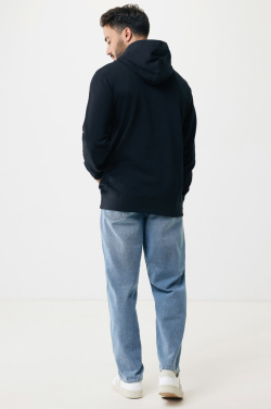 Logo trade corporate gifts image of: Iqoniq Yengo recycled cotton hoodie with sidepockets