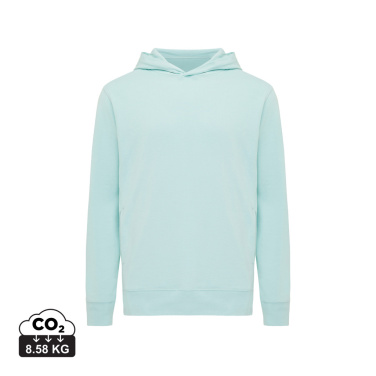 Logo trade promotional items picture of: Iqoniq Yengo recycled cotton hoodie with sidepockets
