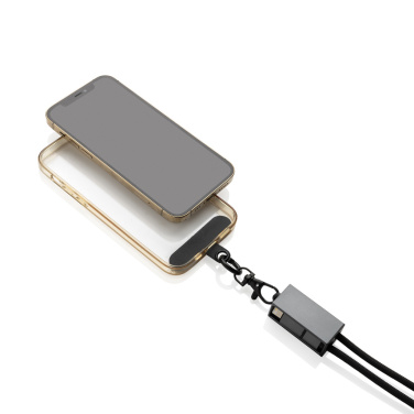 Logotrade corporate gifts photo of: Terra RCS recycled PET phone cord with dual charge cable
