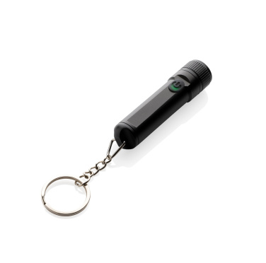 Logo trade promotional giveaways image of: Gear X rechargeable ultra bright keychain torch