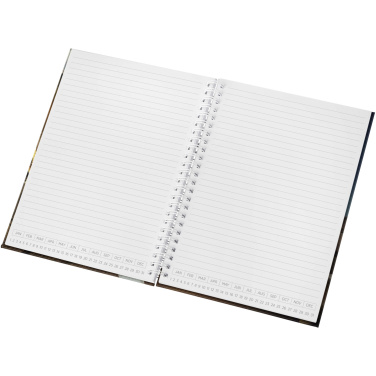 Logo trade business gift photo of: Desk-Mate® A5 hard cover undated diary