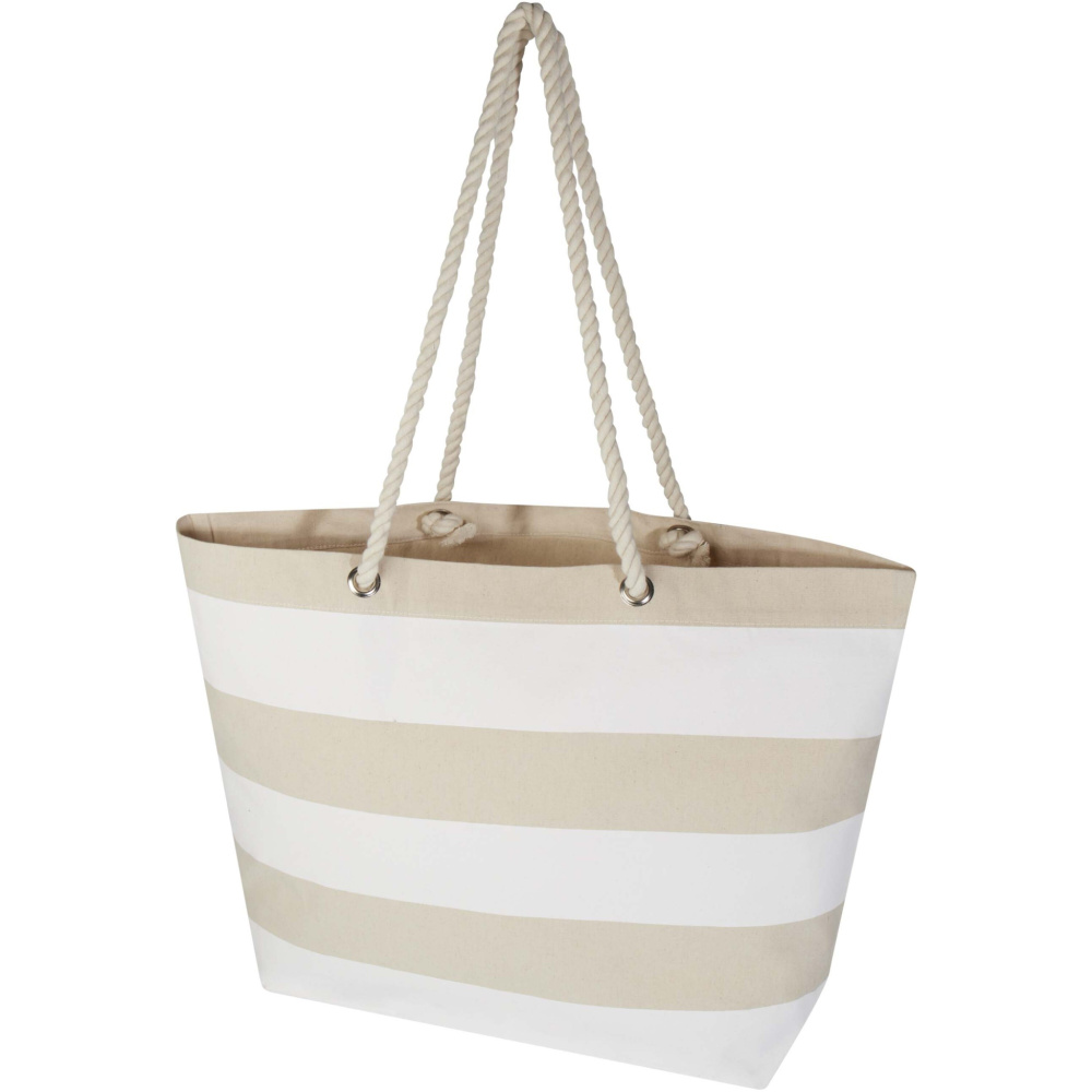 Logo trade promotional gifts picture of: Florida 270 g/m² GRS recycled beach tote bag 18L