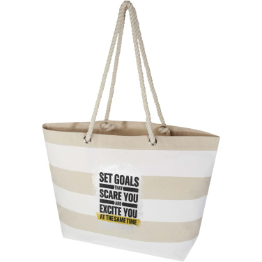 Logotrade promotional item picture of: Florida 270 g/m² GRS recycled beach tote bag 18L