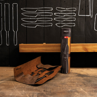 Logotrade promotional gift picture of: BOSKA Cheese Knife Set Monaco+ Black