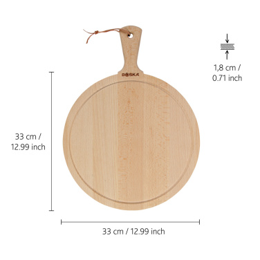 Logo trade promotional item photo of: BOSKA Serving Board Round Amigo L