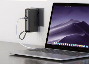 Logo trade advertising products picture of: Urban Vitamin Eureka hybrid GANcharger 10000mah powerbank65W