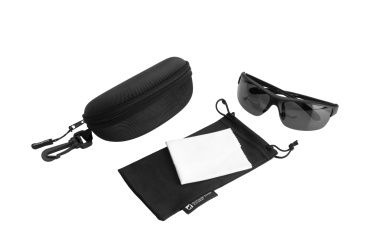 Logo trade promotional items image of: Polarized sunglasses MANASLU Schwarzwolf