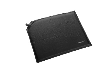 Logotrade promotional product picture of: Inflatable cushion ANTERO Schwarzwolf