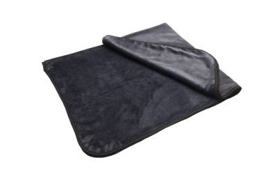 Logotrade advertising products photo of: Blanket and pillow 2 in 1 AMIATA Schwarzwolf