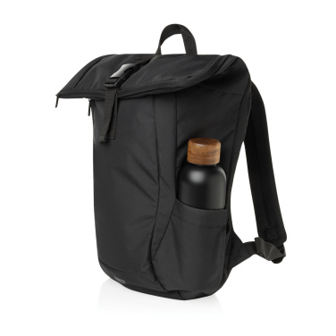 Logotrade promotional item picture of: Swiss Peak Aware™ RPET Leonard 15.6 inch laptop backpack