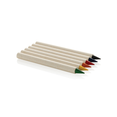 Logo trade corporate gift photo of: Micki GRS infinity 6pc colouring pencil set
