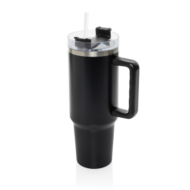 Logotrade corporate gift image of: Stadley RCS recycled steel tumbler 1200ML