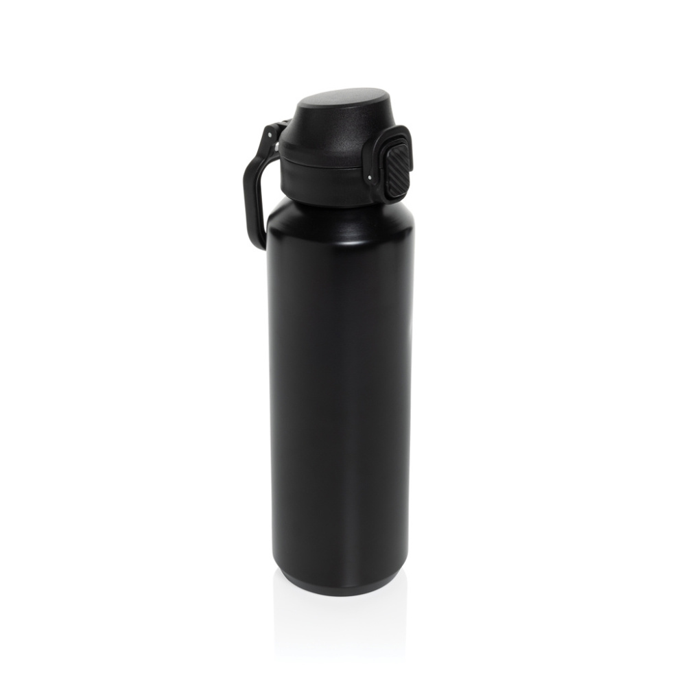 Logo trade corporate gifts image of: Via RCS Re-steel lockable sport bottle 600ML