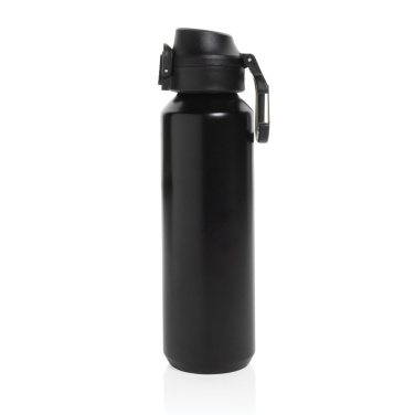 Logo trade business gifts image of: Via RCS Re-steel lockable sport bottle 600ML