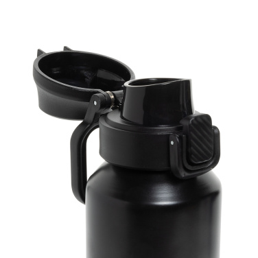 Logo trade promotional merchandise photo of: Via RCS Re-steel lockable sport bottle 600ML