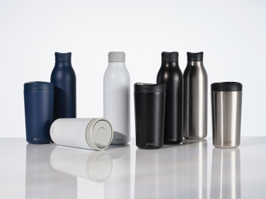 Logo trade promotional giveaways picture of: Avira Alok RCS re-steel 360 waterbottle 600ML