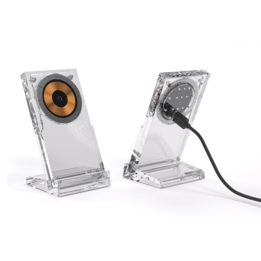 Logotrade promotional product picture of: Magcharge 15W magnetic wireless charging stand